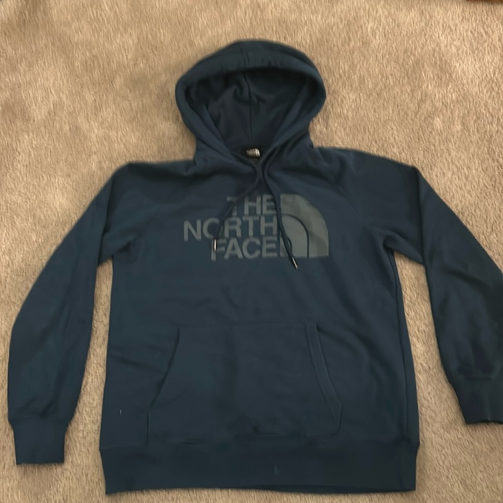 turquoise north face hoodie size women’s small